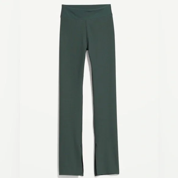 NWT! Extra High-Waisted PowerSoft Rib-Knit Split Flare Leggings - Size 2X💎 - Picture 4 of 12